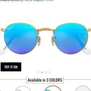 Authentic RayBan POLARIZED sunglasses